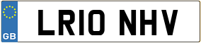 Truck License Plate